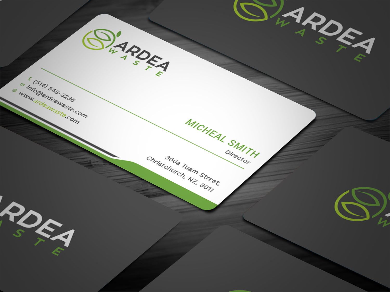 Business Card Design by Tripti Ranjan Gain for Ardea Waste | Design #21008100
