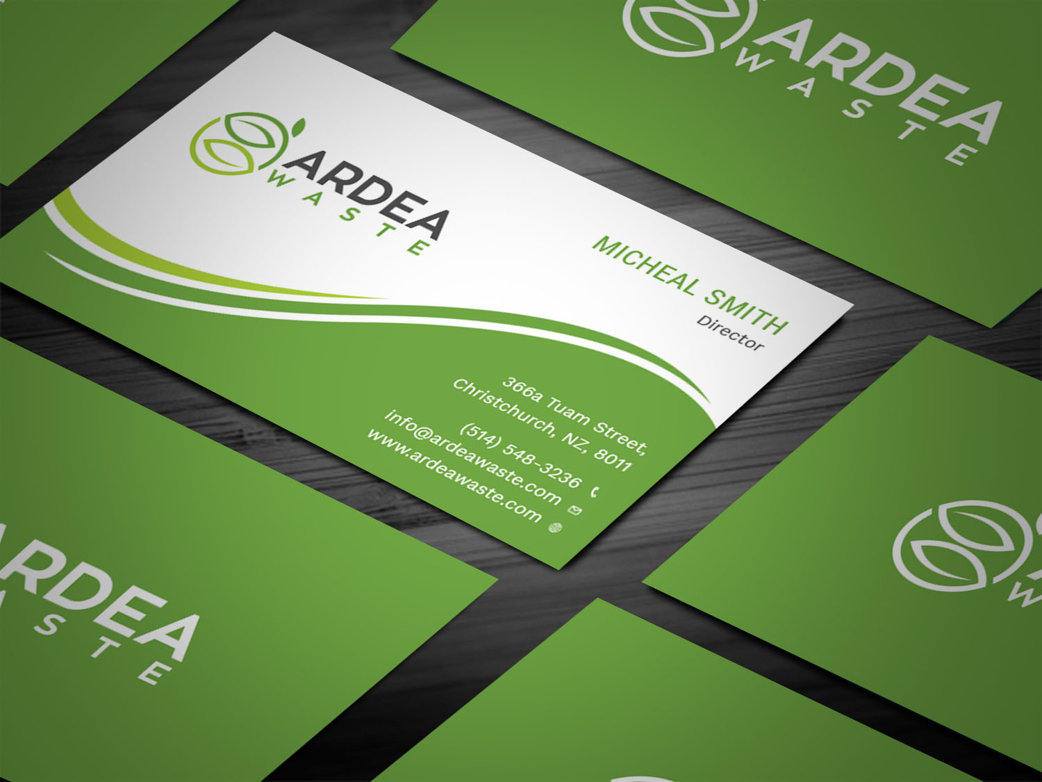Business Card Design by Tripti Ranjan Gain for Ardea Waste | Design #21008105