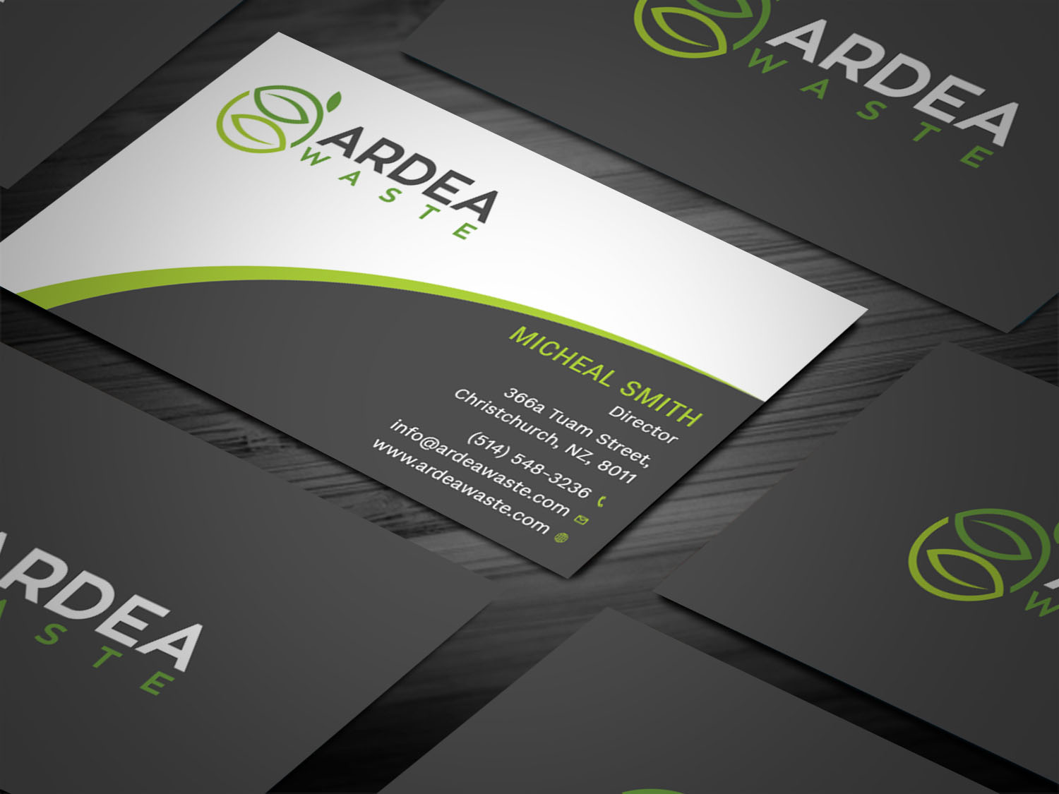 Business Card Design by Tripti Ranjan Gain for Ardea Waste | Design #21008110