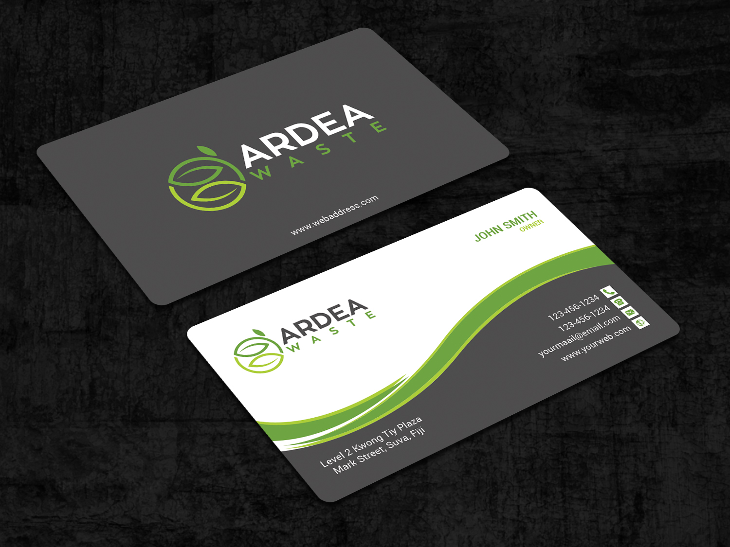 Visitenkarten-Design von zahidrabby.bigc für Ardea Waste | Design #21003970