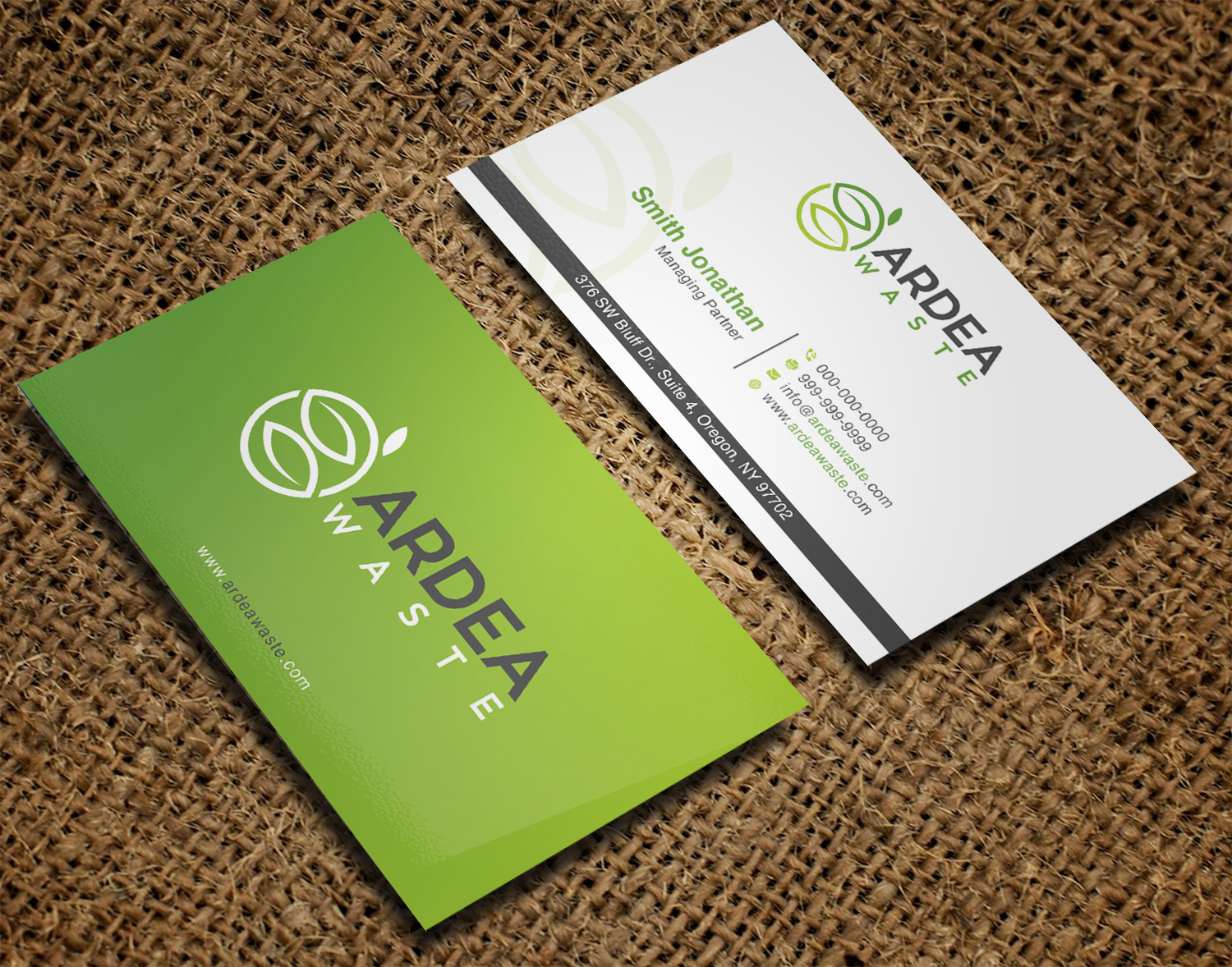 Business Card Design by Bold Pixels for Ardea Waste | Design #21003574