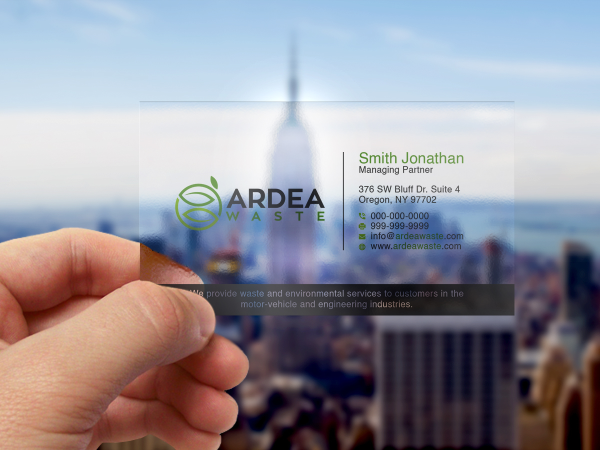 Business Card Design by Bold Pixels for Ardea Waste | Design #21005813