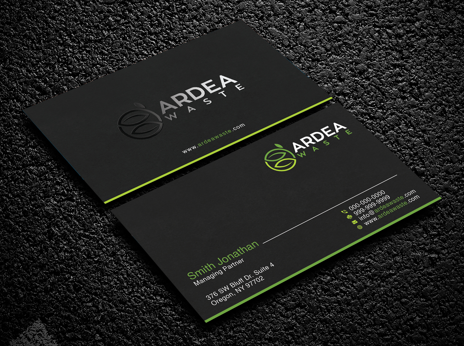 Business Card Design by Bold Pixels for Ardea Waste | Design #21006466