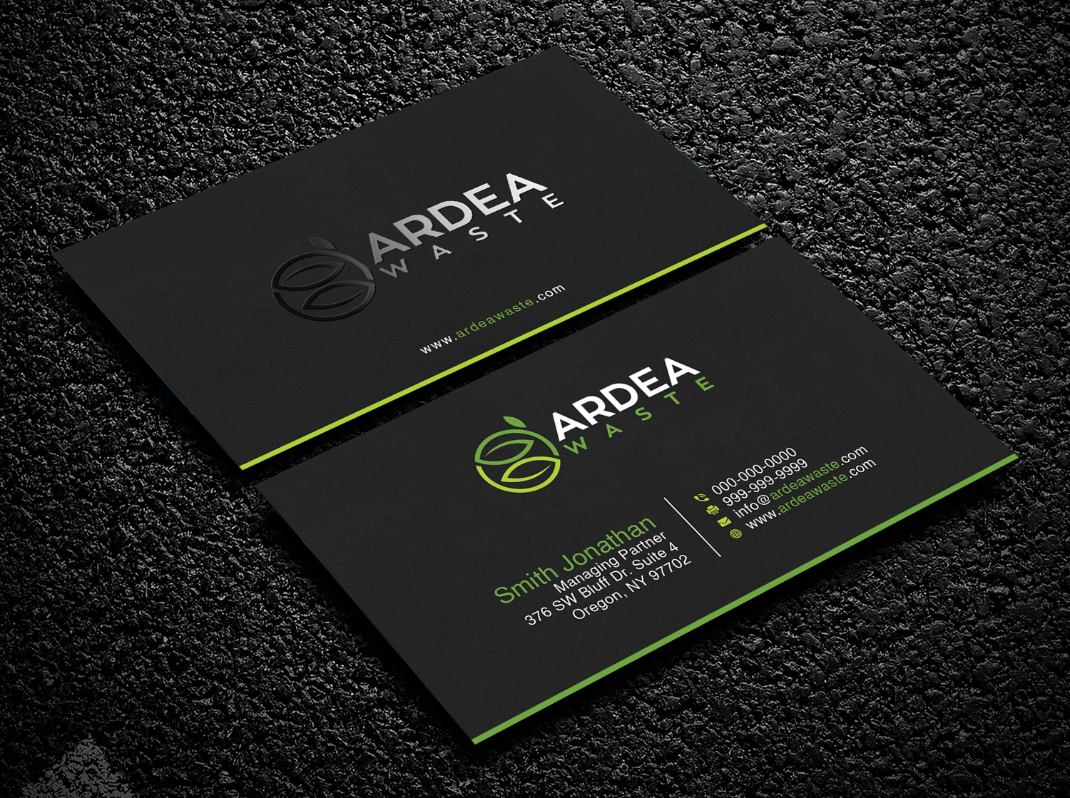 Visitenkarten-Design von Bold Pixels für Ardea Waste | Design #21006513