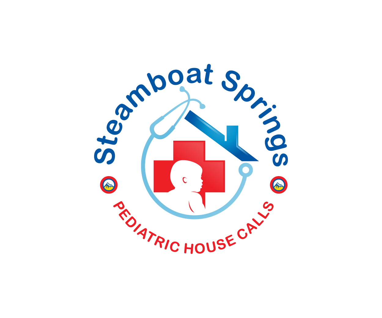 Logo Design by Soul Light for Steamboat Springs Pediatric House Calls | Design #21016546