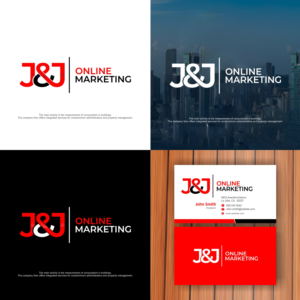 J & J Online Marketing | Logo Design by V Solutions