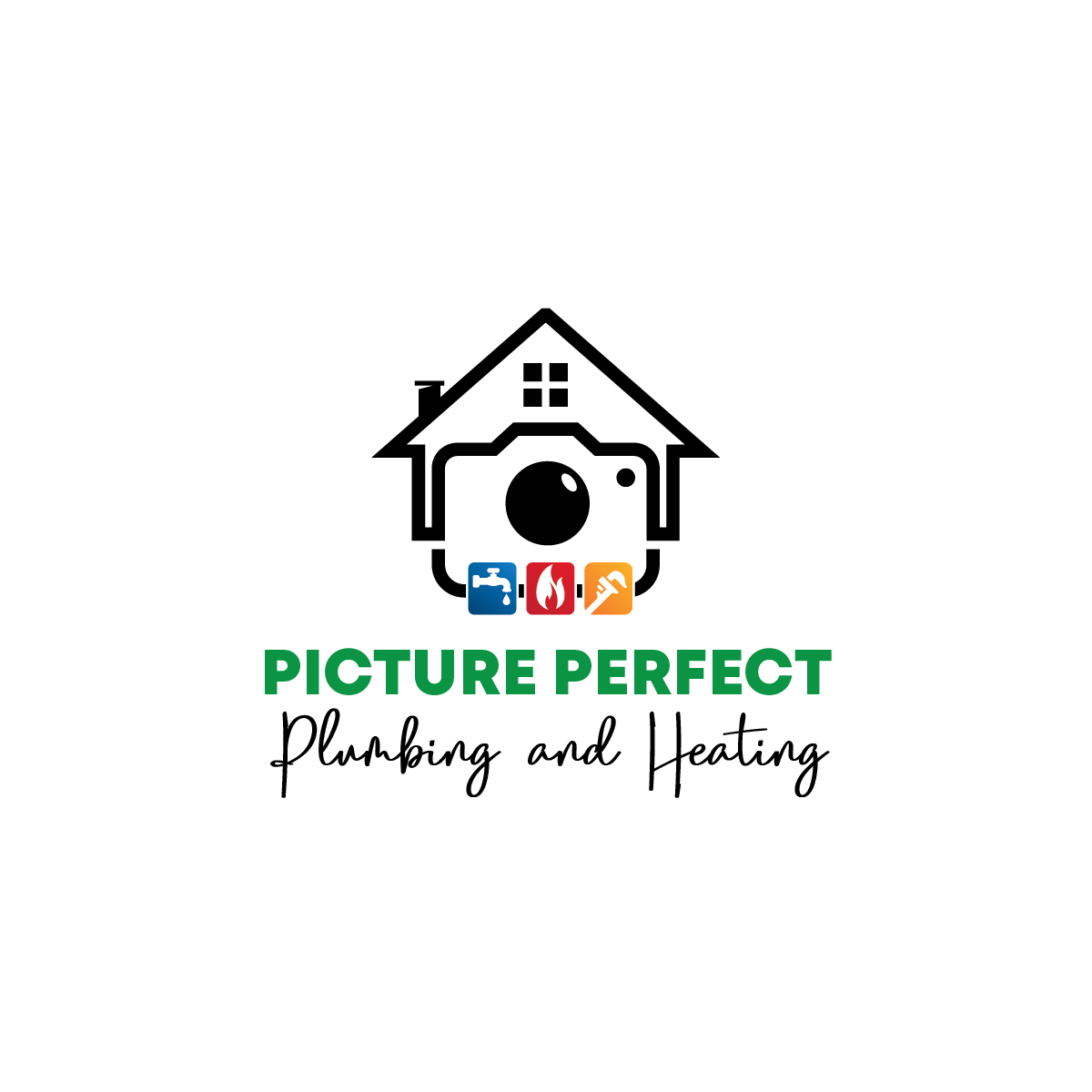 Logo Design by Pixxl Art for Picture Perfect Plumbing and Heating | Design #21037869