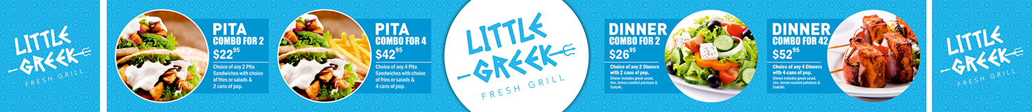 Diseño Gráfico por ALSADESIGN para Little Greek Fresh Grill LTD. | Diseño #21012851