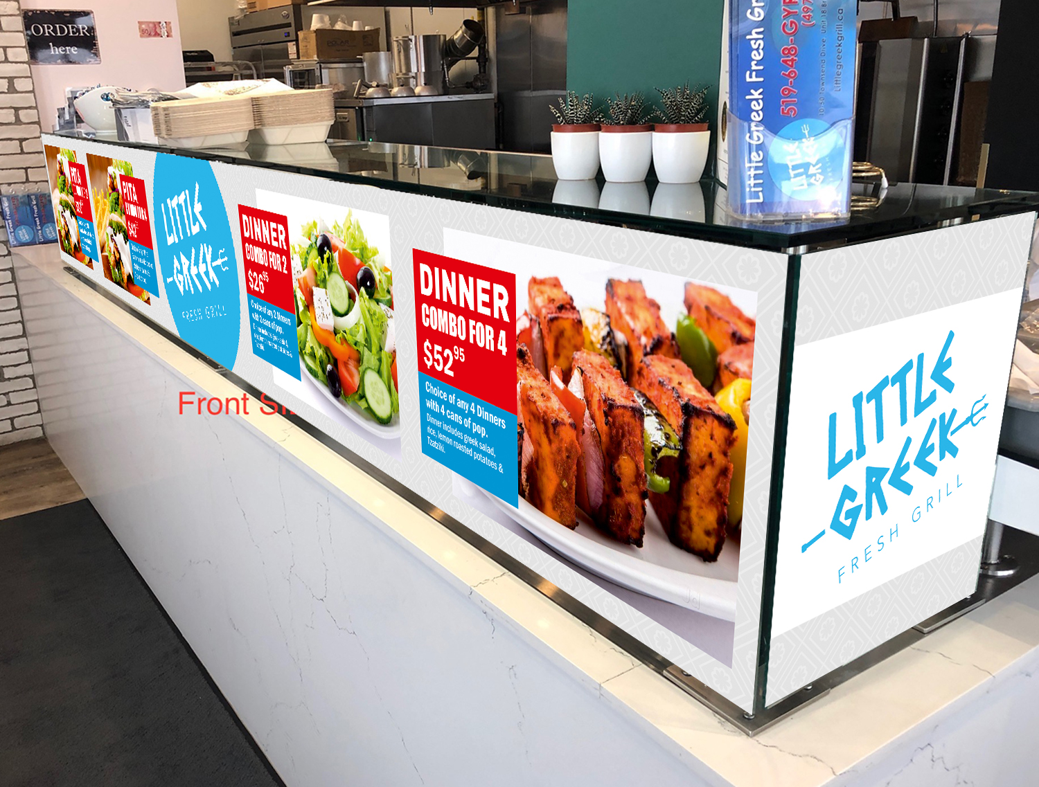 Diseño Gráfico por ALSADESIGN para Little Greek Fresh Grill LTD. | Diseño #21013017