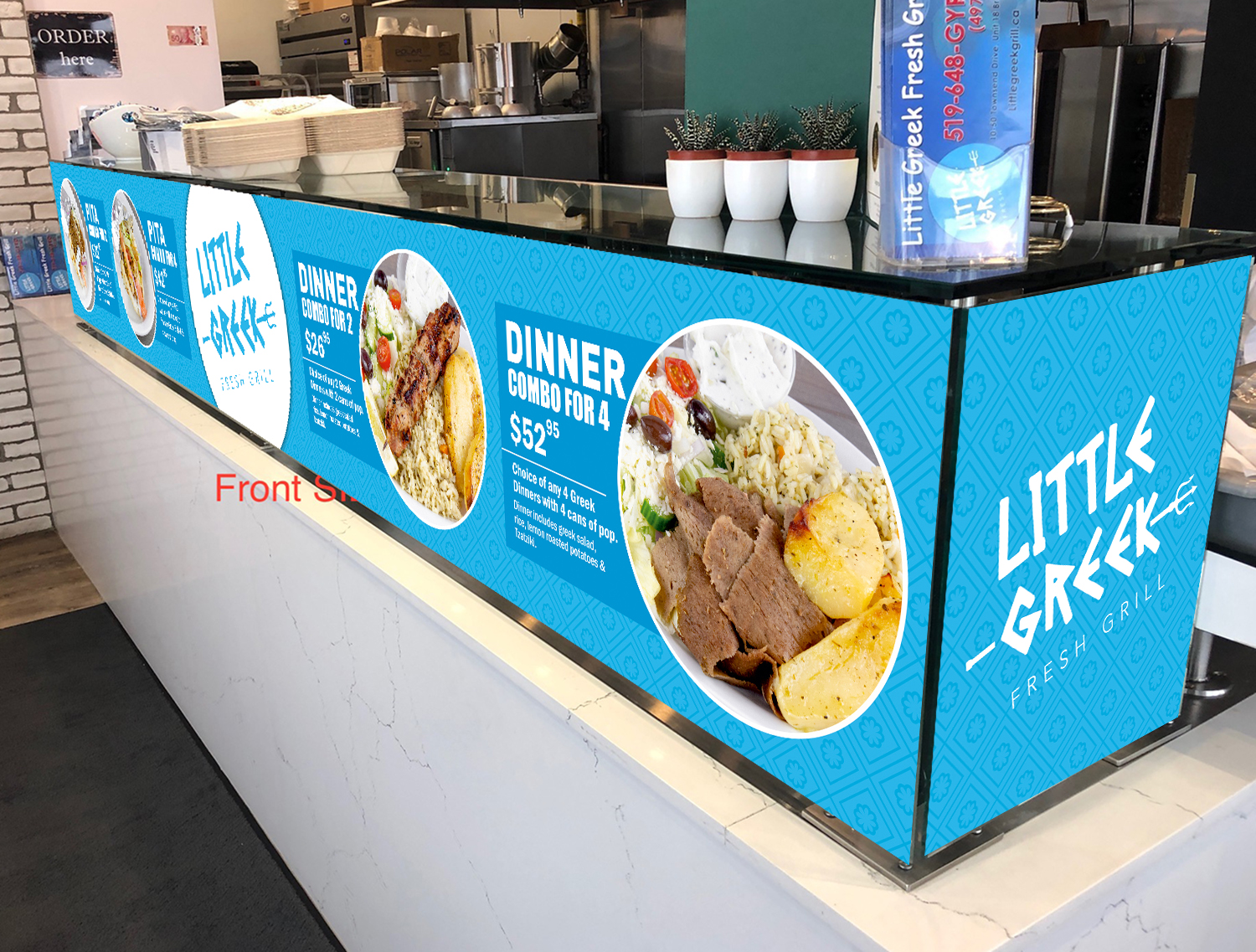 Diseño Gráfico por ALSADESIGN para Little Greek Fresh Grill LTD. | Diseño #21015141