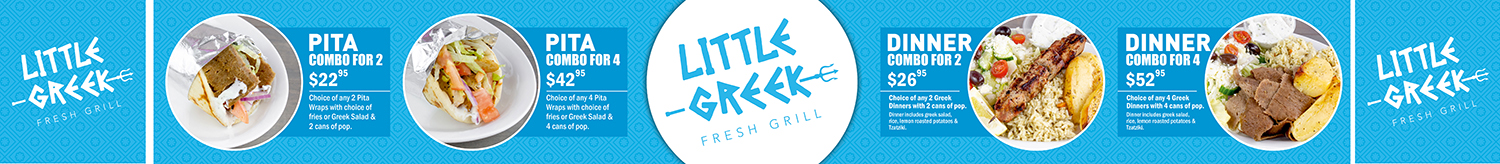 Graphic Design by ALSADESIGN for Little Greek Fresh Grill LTD. | Design: #21015144