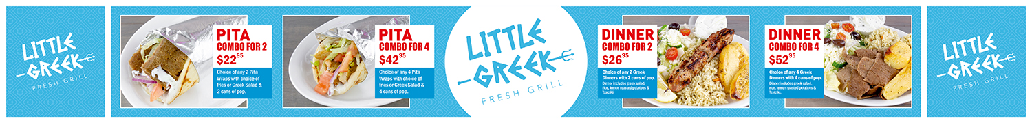 Graphic Design by ALSADESIGN for Little Greek Fresh Grill LTD. | Design #21018243