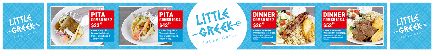 Diseño Gráfico por ALSADESIGN para Little Greek Fresh Grill LTD. | Diseño #21018247