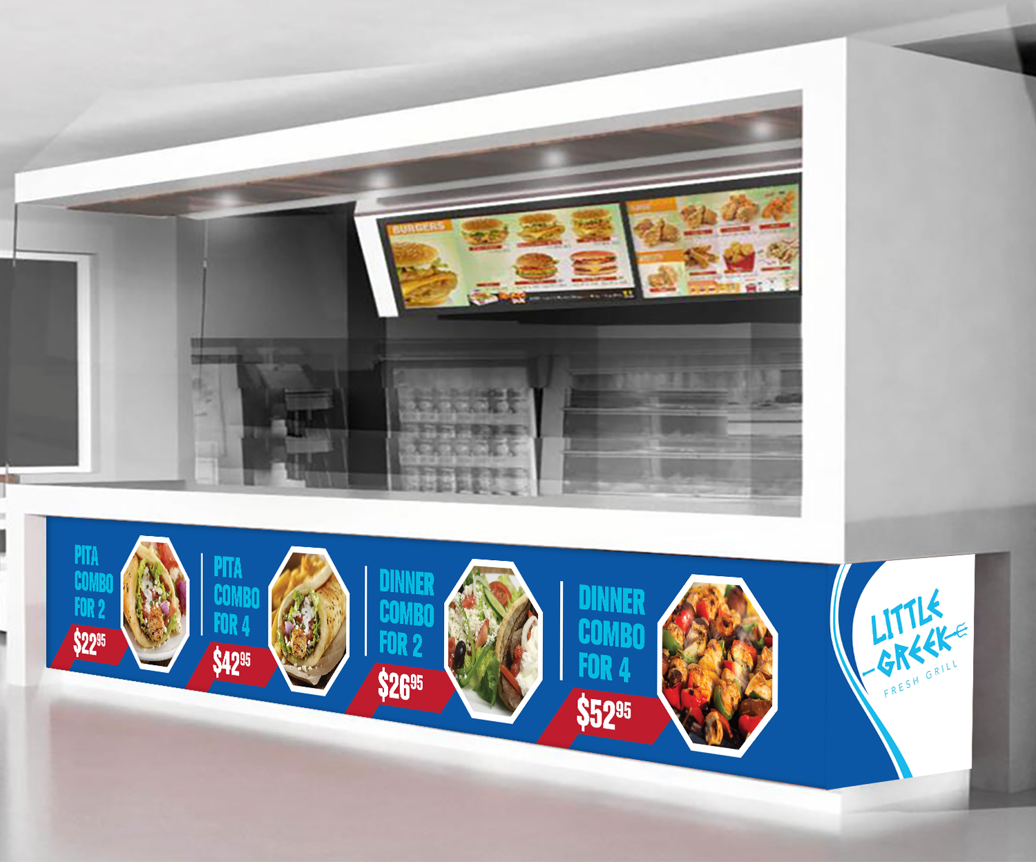 Grafik-Design von mmmarif1982 für Little Greek Fresh Grill LTD. | Design #21014003