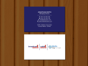 Business Card Design by Creations Box 2015 for Broadcast1Source | Design: #21022569