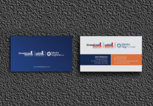 Business Card Design by OxonoArt for Broadcast1Source | Design: #21068312