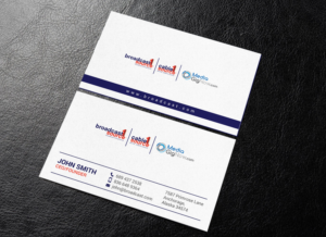 Business Card Design by chandrayaan.creative for Broadcast1Source | Design: #21026076