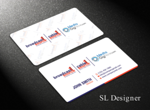 Diseño de Tarjeta de Presentación por SL Designer para Broadcast1Source | Diseño: #21050574