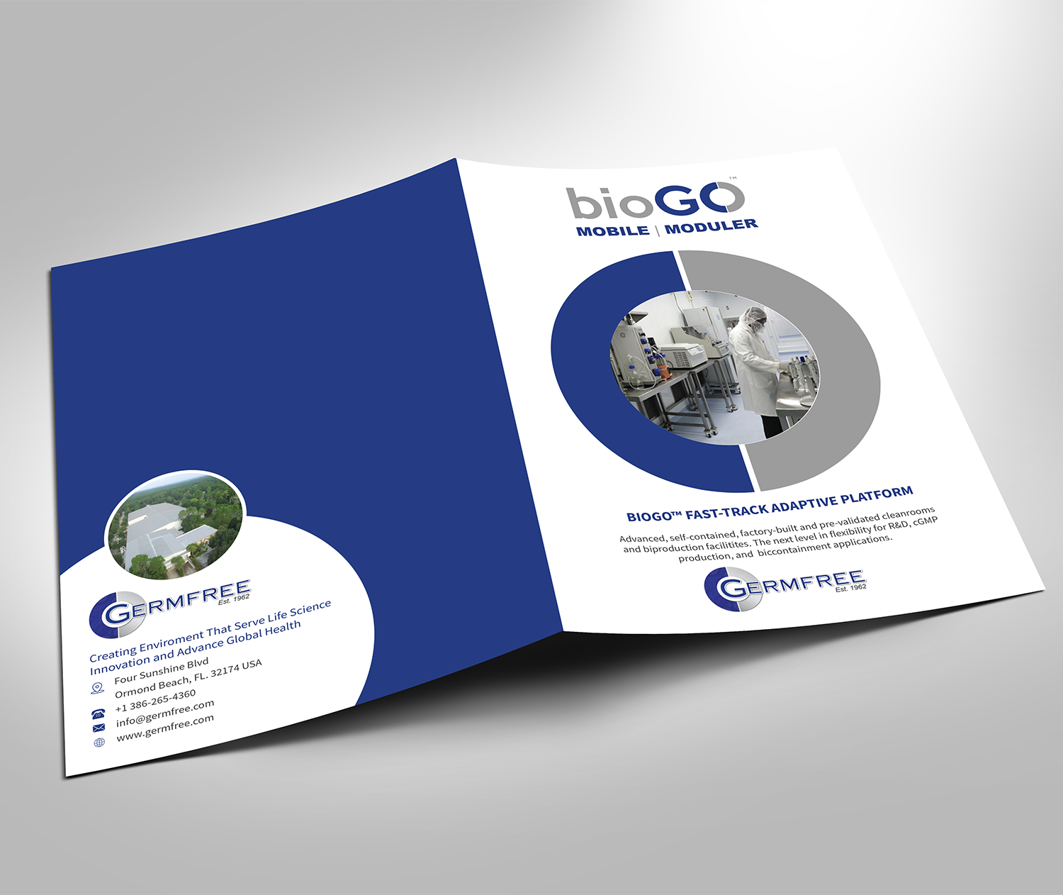 Broschüren-Design von Shabnum Khan für Germfree Laboratories, Inc. | Design #21060086