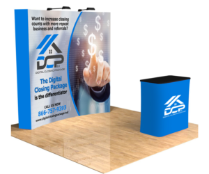 Digital Closing Package Trade Show Booth | Diseño de Stand de Feria por Designers Hub