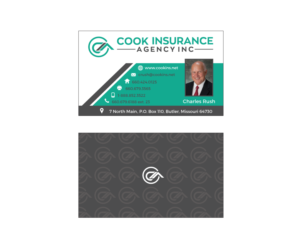 Cook Insurance Agency - Business Cards | Business Card Design by Buck Tornado