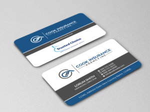 Business Card Design by Creations Box 2015 for Cook Insurance Agency | Design: #21008986