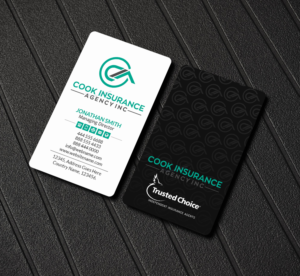Business Card Design by Creations Box 2015 for Cook Insurance Agency | Design: #21014837