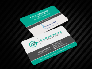Business Card Design by Creations Box 2015 for Cook Insurance Agency | Design: #21014843