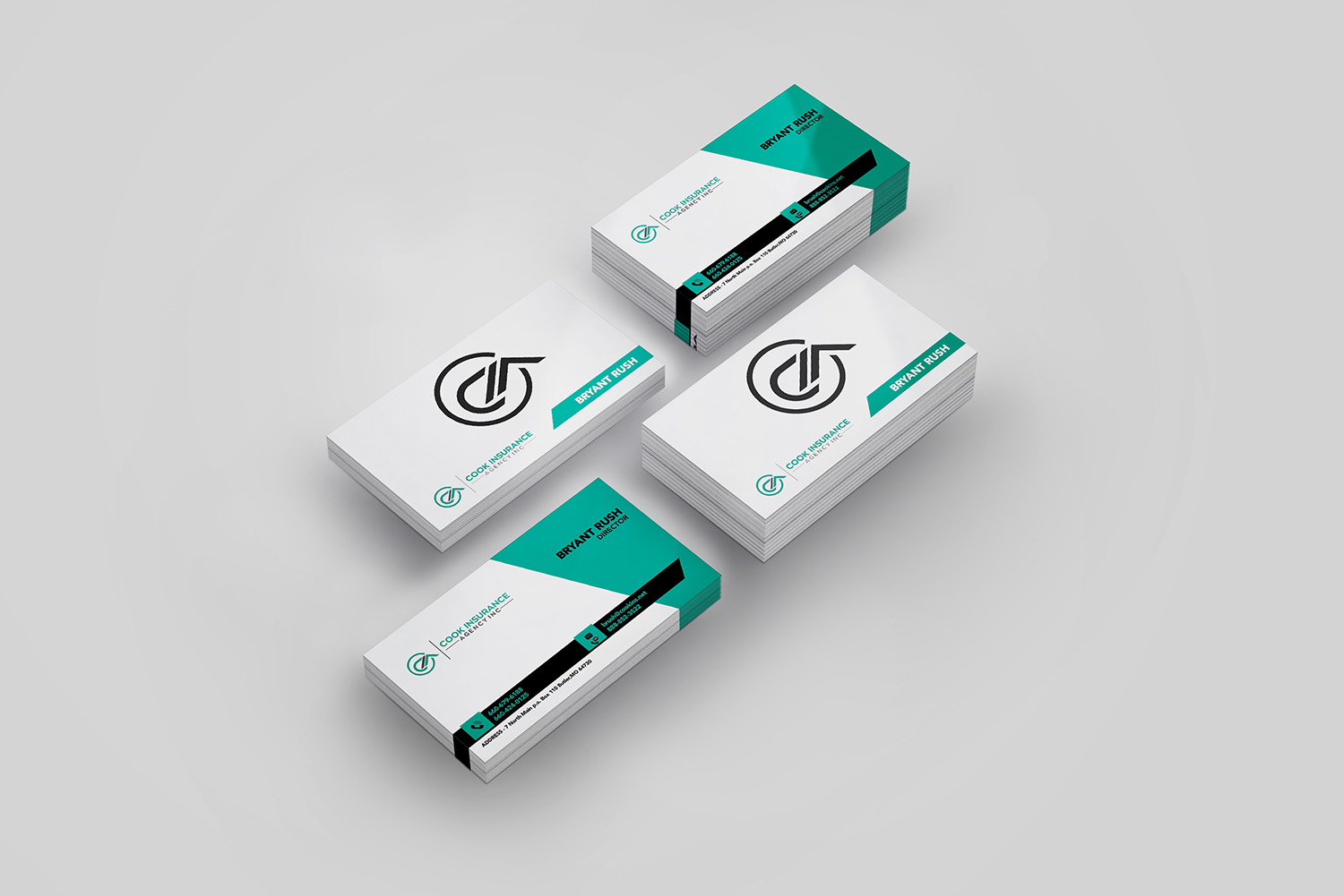 Business Card Design by akteotia for Cook Insurance Agency | Design #21008004