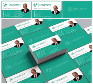 Cook Insurance Agency - Business Cards | Business Card Design by TylerMcGrath