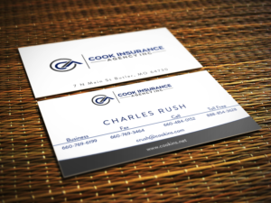 Business Card Design by Ivory NS for Cook Insurance Agency | Design: #21050299