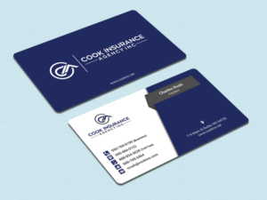 Business Card Design by zahidrabby.bigc for Cook Insurance Agency | Design: #21039497