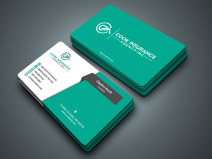 Business Card Design by zahidrabby.bigc for Cook Insurance Agency | Design: #21039710
