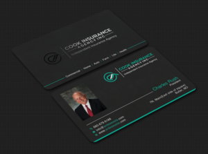 Business Card Design by Bold Pixels for Cook Insurance Agency | Design: #21012802