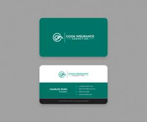 Business Card Design by Tharangafirst for Cook Insurance Agency | Design: #21010105