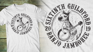 Guildford Banjo Jamboree T-shirt design | T-Shirt-Design von db1404