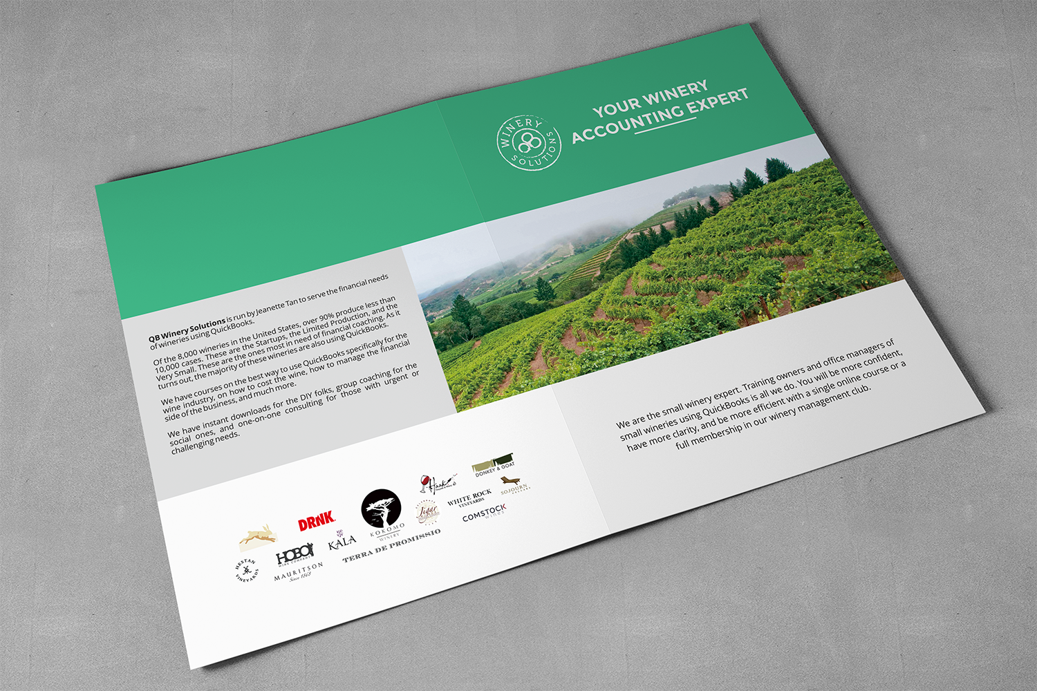 Catalogue Design by barinix for QB Winery Solutions | Design #21015289