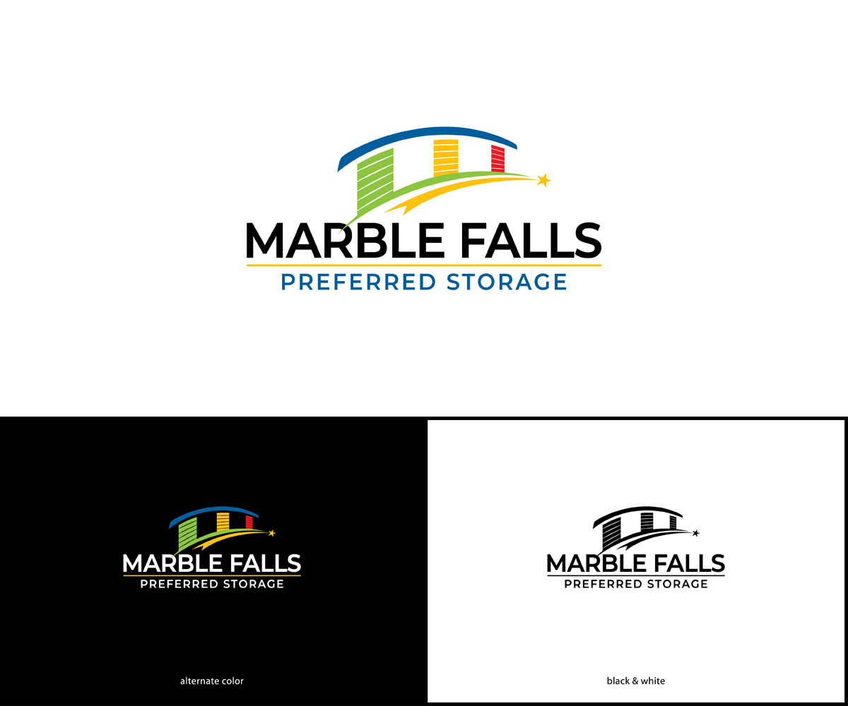 Diseño de Logo por MoonFeather para Marble Falls Public Storage | Diseño #21023509