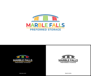 Logo-Design von MoonFeather für Marble Falls Public Storage | Design: #21056743