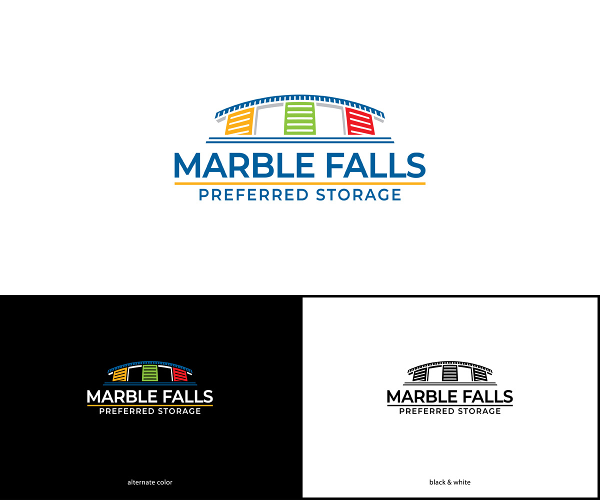 Logo Design by MoonFeather for Marble Falls Public Storage | Design #21072488
