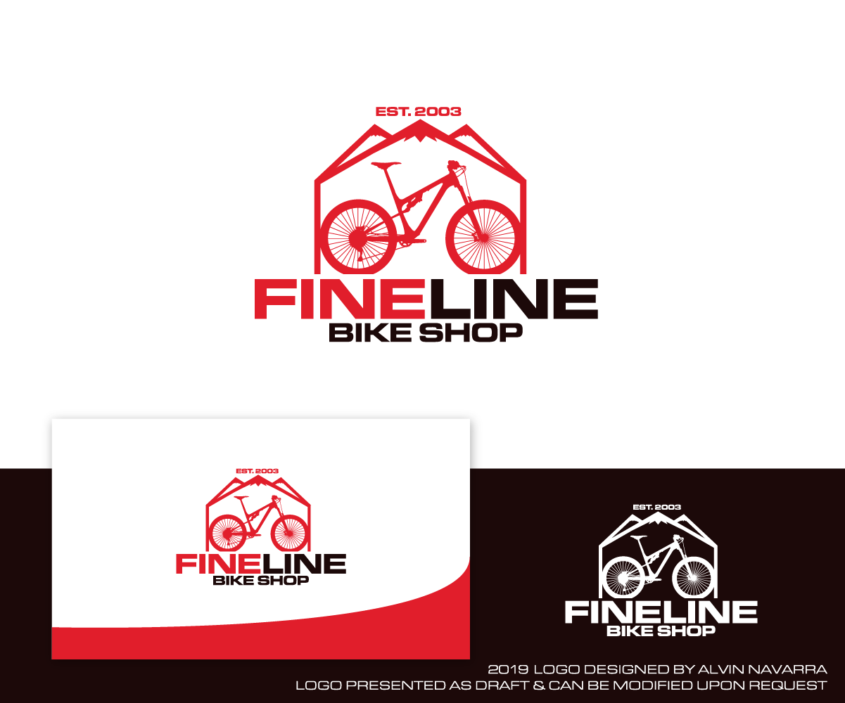 Logo Design by alvinnavarra for Fineline Bike Shop | Design #21035449