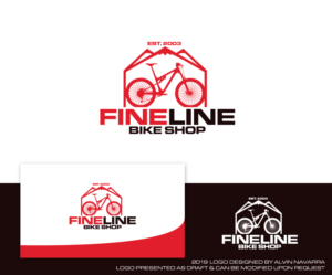 Design de Logo par alvinnavarra pour Fineline Bike Shop | Design : #21035449