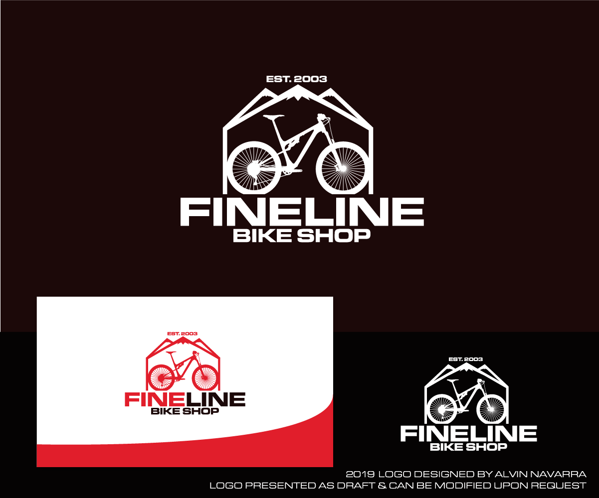 Design de Logo par alvinnavarra pour Fineline Bike Shop | Design #21035453
