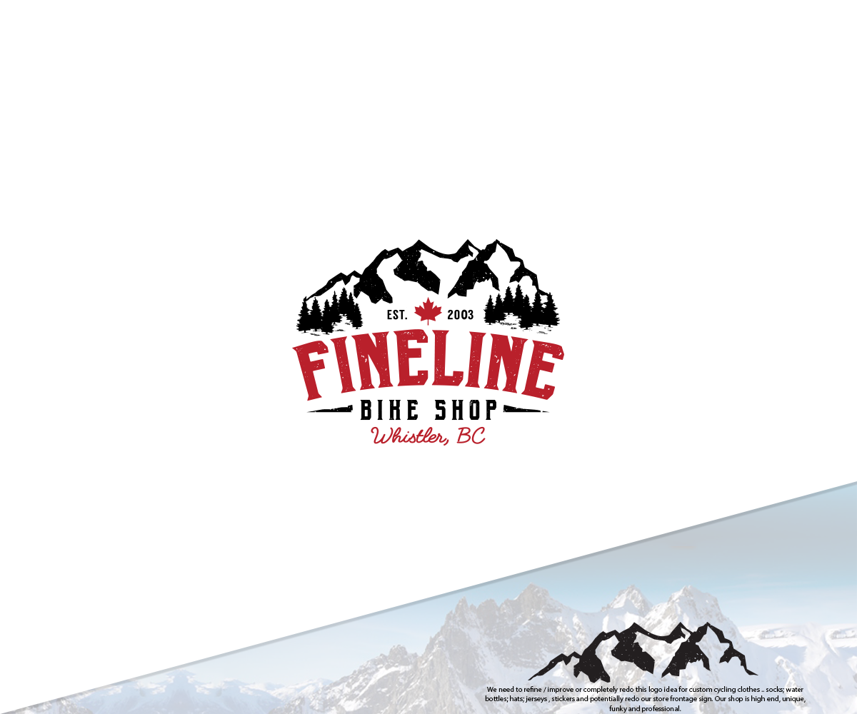 Logo Design by GBDESIGN for Fineline Bike Shop | Design #21125397