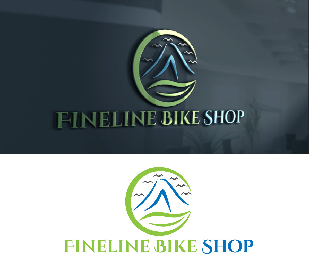 Logo Design by dobobed for Fineline Bike Shop | Design #21018852