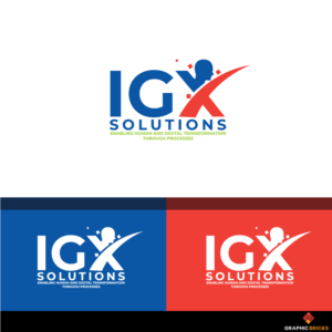 IGX Solutions. Enabling human and digital transformation through processes | Logo Design by Graphic Bricks