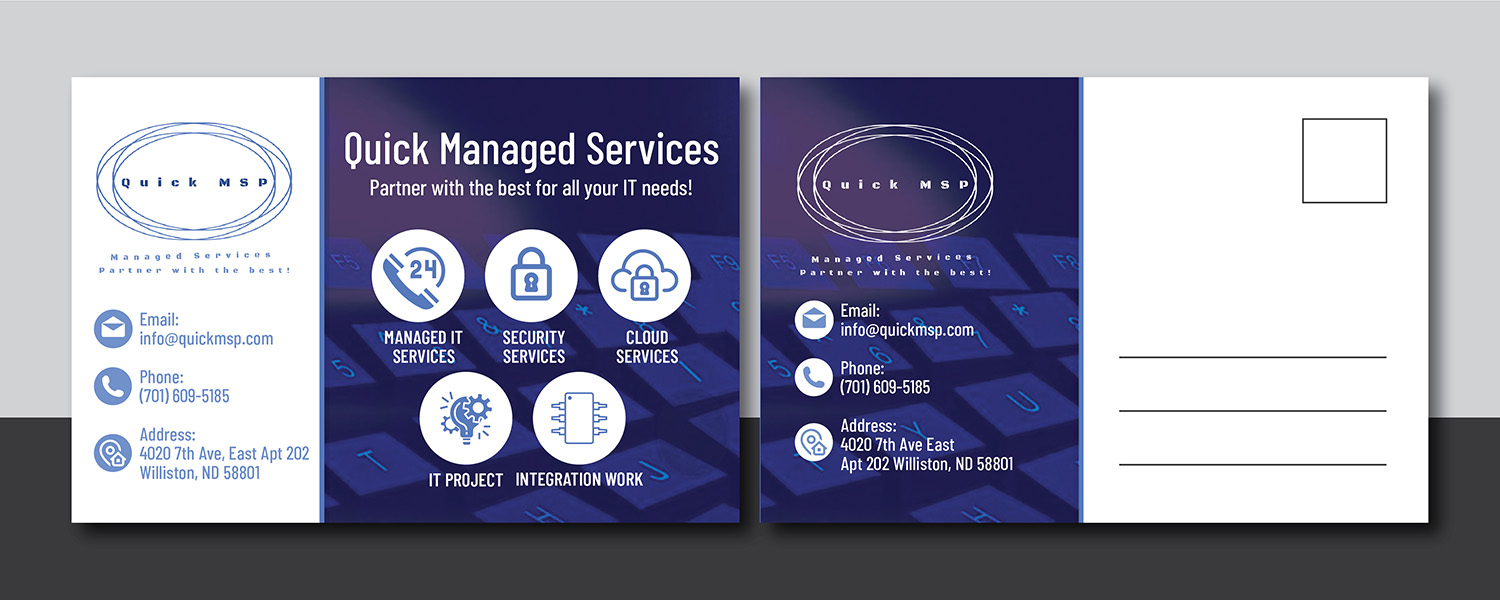 Postcard Design by Deziners Zone for this project | Design #21021216