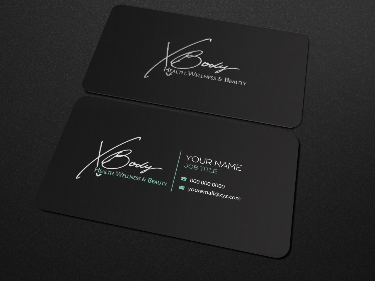 Business Card Design by Riz' for X Body Health & Wellness | Design #21034726