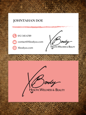 Design de Carte de Visite par JK18 pour X Body Health & Wellness | Design : #21042244