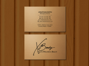 Business Card Design by Creations Box 2015 for X Body Health & Wellness | Design: #21027207